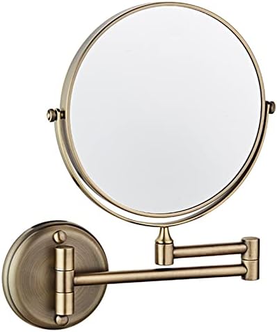ZADIKO 8-Inch Double Sided Shaving Mirror Bronze 3X Magnifying