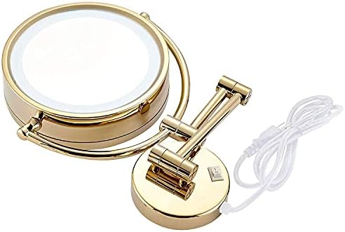 Wall-Mounted Makeup Mirror with LED Lights and 86-inch