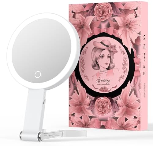 Benbilry Lighted Travel Makeup Mirror Elevate Your Glam