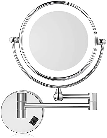 GALSOR 8-Inch Vanity Mirror with 3X Magnification for Makeups