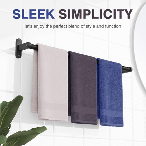 24 Rustproof Towel Rack Space-Saving