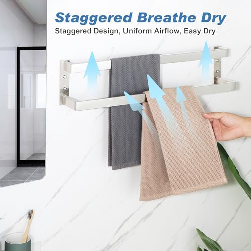 Alise 24 Double Towel Bar Set