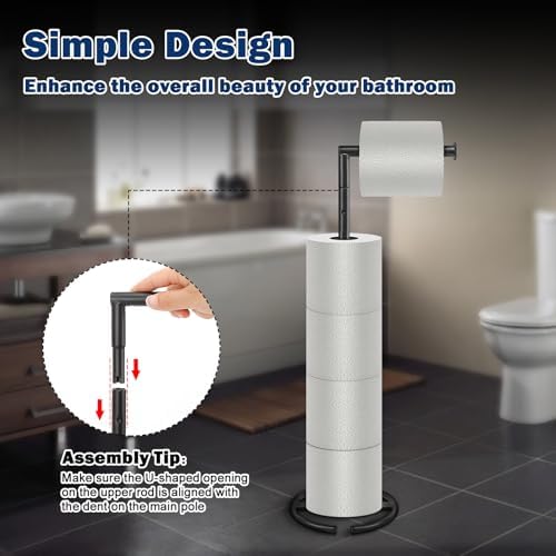 NearMoon Rust-Resistant Effortless Toilet Paper Holder