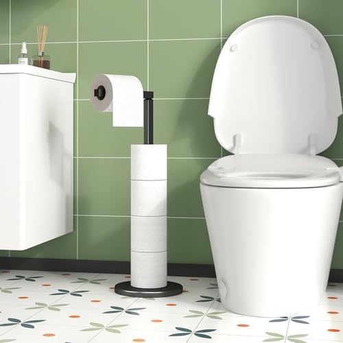 Rust-Resistant Toilet Paper Holder Stand