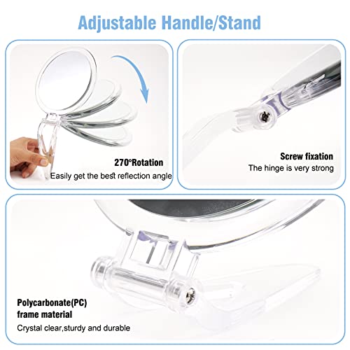 High-Magnification Double-Sided Makeup Mirror