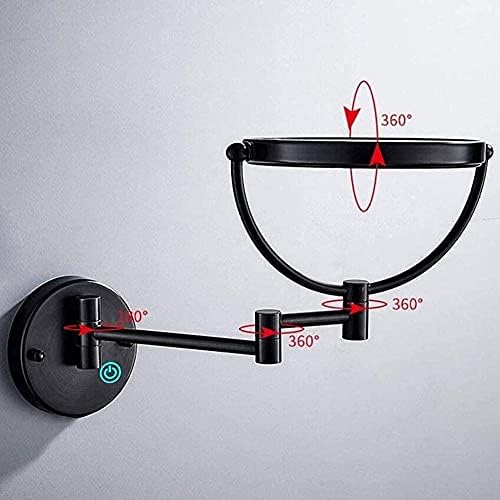 Wall-Mounted Makeup Mirror Double-Sided 10x Magnification