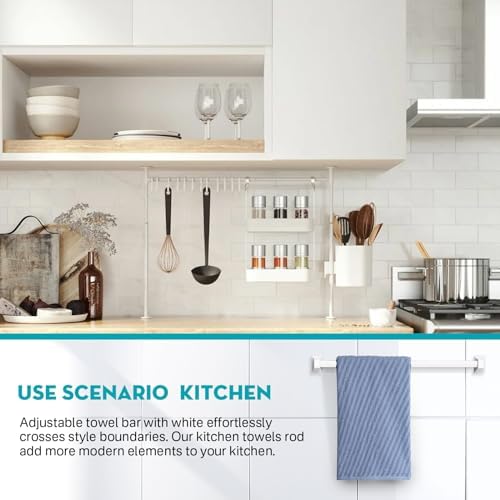Adjustable 24-Inch Towel Bar