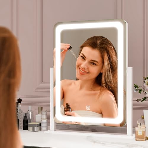ROLOVE Vanities with Lights for Makeup Ultra-compact Smart Dimmable