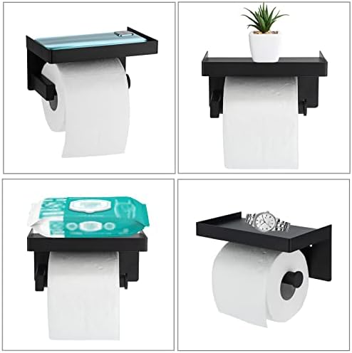 Toprema 304 SS Matte Black TP Holder