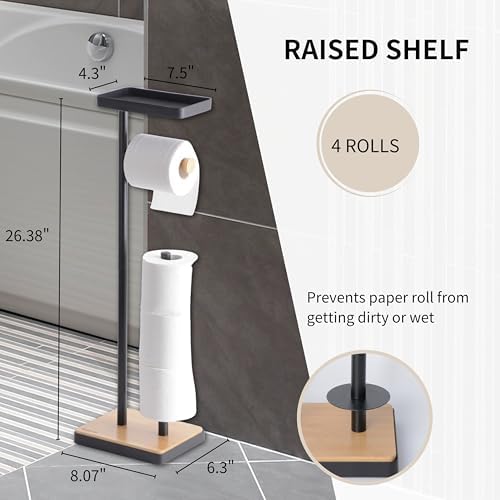 Clasin Home Toilet Paper Holder Stand