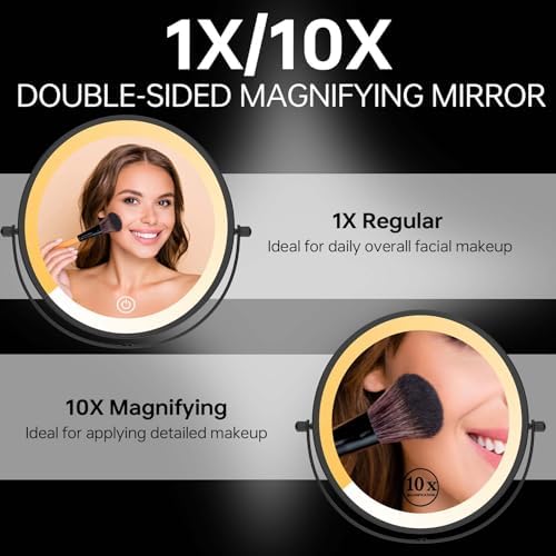 Vanity Mirror with Lights Wall-Mounted Makeup Mirror