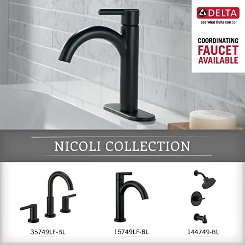 Delta Nicoli Towel Hook - Matte Black