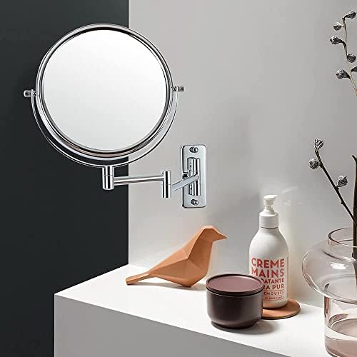 Chrome 8 Double Sided Makeup Mirror with 10X Magnification