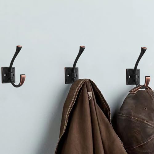 Stylish 5-Pack of Heavy Duty Towel Hooks for Wall Mounted Use
