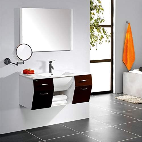 Wall Mounted Double Sided Magnifying Mirror for MakeUp and Shaving