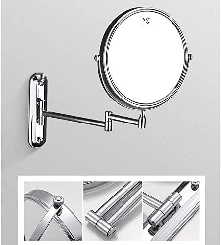 Magnifying Beauty Mirror with 360-Degree Rotation