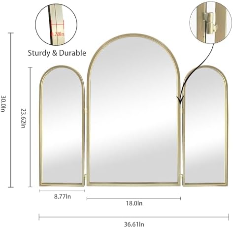 Adjustable 360 Degree Vanity Mirror