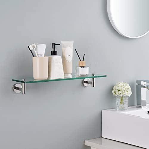 KES Tempered Glass Shelf for Bathroom - Rustproof Safe