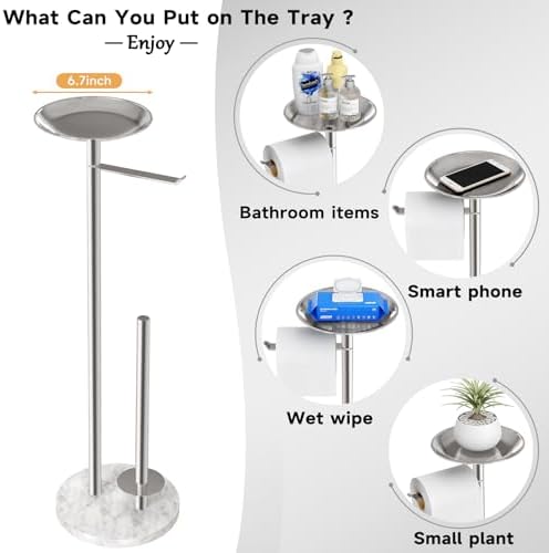 Sturdy Rust-Proof Toiletry Organizer with Top Tray Phone Shelf