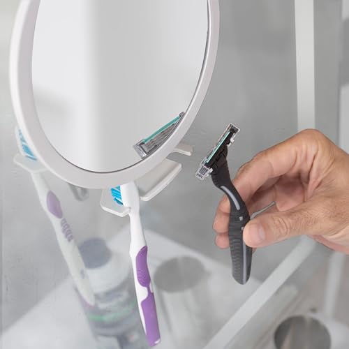 Zadro Fog-free Adjustable shower Grooming mirror for beard facial hair