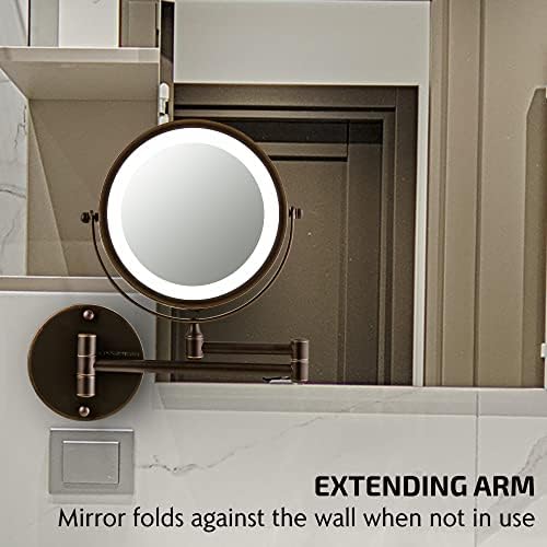 OVENTE 7X Magnifying Wall Mirror