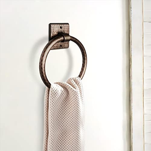 Monarch Abode 17089 Metal Round Towel Ring Holder