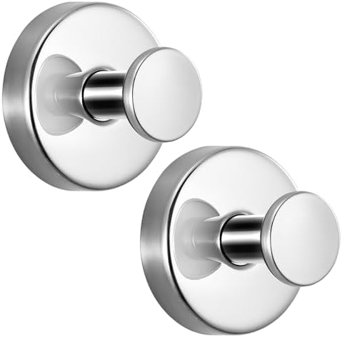 Easy No-Drill Suction Cup Towel Hook Set