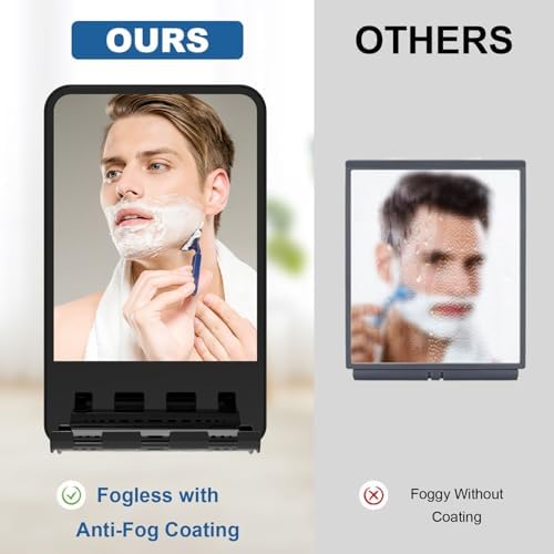 High-Fidelity Fogless Shower Mirror