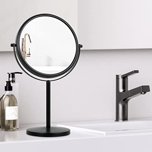 ALHAKIN 10x Magnifying Makeup Mirror 8-Inch Double Sided
