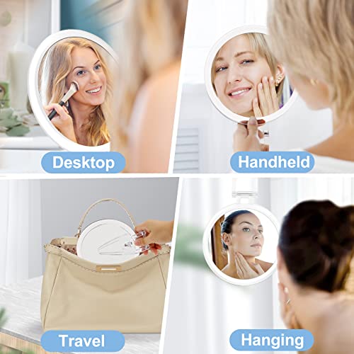 High-Magnification Double-Sided Makeup Mirror