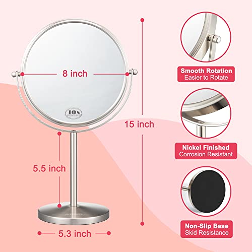 10x Magnifying Mirror for Make-up bathroom personal use