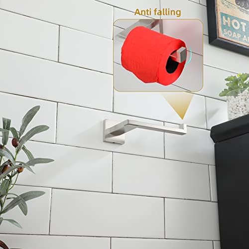 KOKOSIRI Premium Toiletpaper Holder Stainless Steel Nickel finish