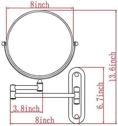 OGRAFF Wall-Mounted Magnifying Mirror