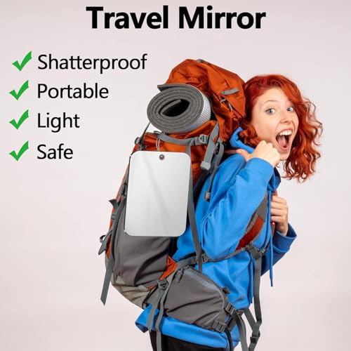 SAFEE MRROR - Effortless Shave Travel-Friendly 6x8 Shower Mirror