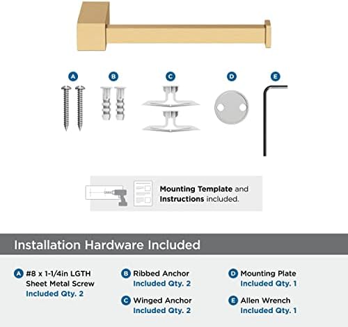 Stylish Plum Holder Single-Post 5875 in Champion Bronze Efficient Storage