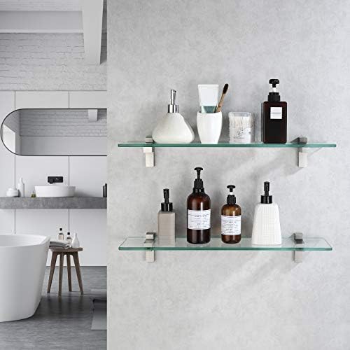 Bathroomafe Glass Shelves 236in