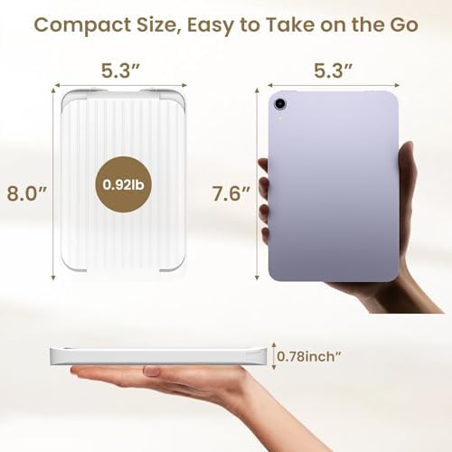 Travel Makeup Mirror with 3-Way Lights