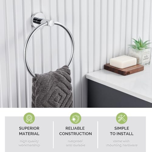 Durable Chrome Towel Hanger