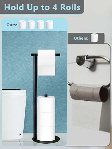 YOFOVI Stainless Steel Toilet Paper Holder Stand