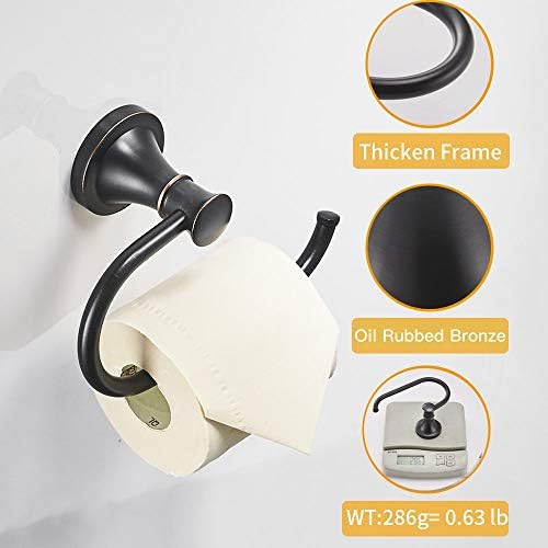 BESy Rust-Proof Oil Rubbed Bronze Toilet Roll Holder