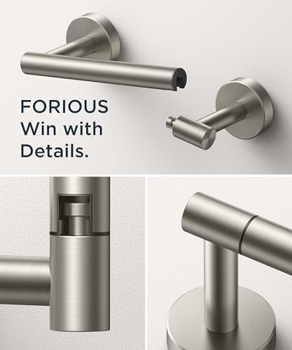FORIOUS Rust-Resistant Toilet Paper Holder