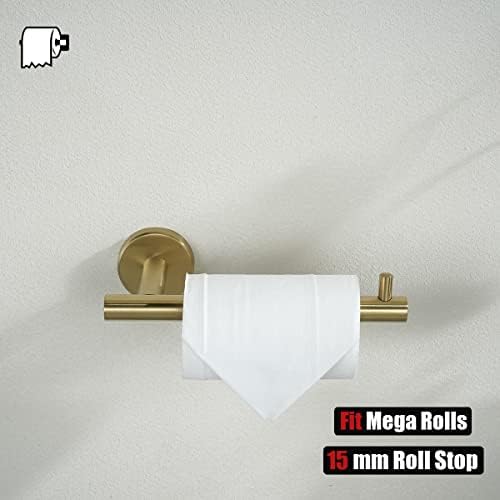 Premium Toilet Paper Holder for 5-Inch Rolls
