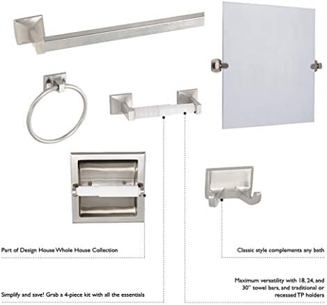 Design House Polished Chrome Towel Ring