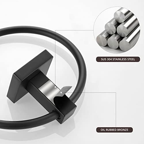 Black Toilet Paper Holder Set