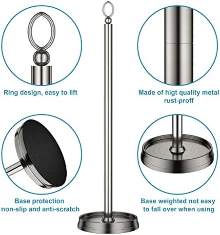Heavy Weighted Toilet Paper Holder With Reserve Function