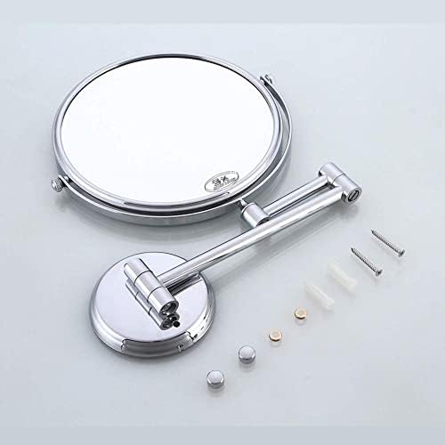 3X Magnifying Wall-Mounted Makeup Mirror Adjustable Swivel