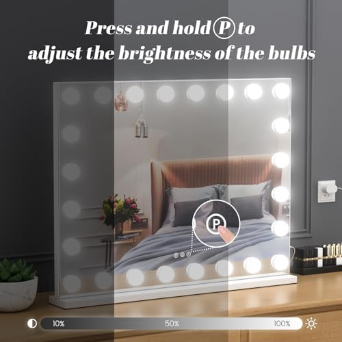 Luxury 10X Magnifying Vanity Mirror with 3 Lighting Modes