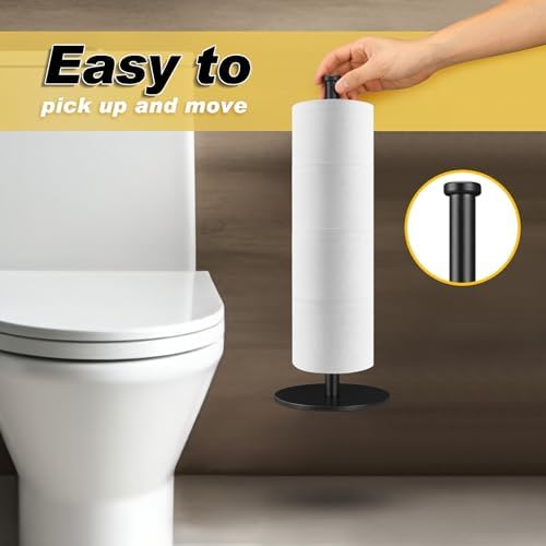 HHAOLUDUO High-Quality Toilet Paper Holder Stand - Space-Saving Waterproof
