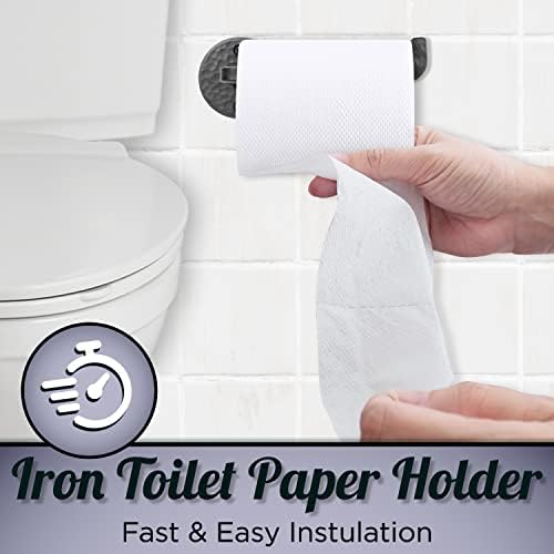Stur-De Rustic Wall-Mount Toilet Paper Holder 65x25 in - farmhouse style