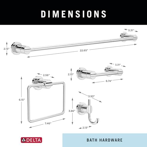 Durable and Stylish towel hardware for kitchens and bathrooms